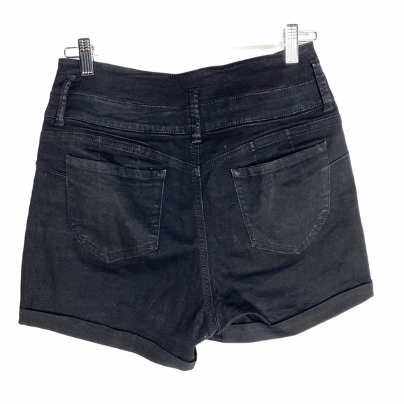 Hi Waist Up lift jean shortie shorts - Picture 4 of 10